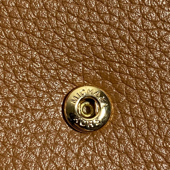 Michael Kors Tan Leather Crossbody Bag - Picture 9 of 12